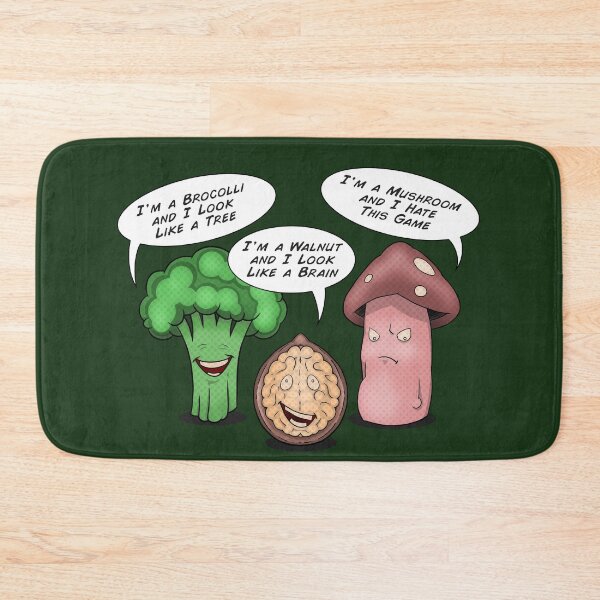 Item preview, Brocolli Walnut Mushroom Look-a-Like Game designed and sold by VileVegan.