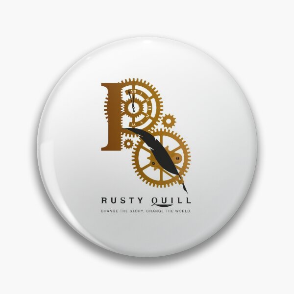 Item preview, Rusty Quill Logo/Slogan (Dark) designed and sold by RustyQuill.