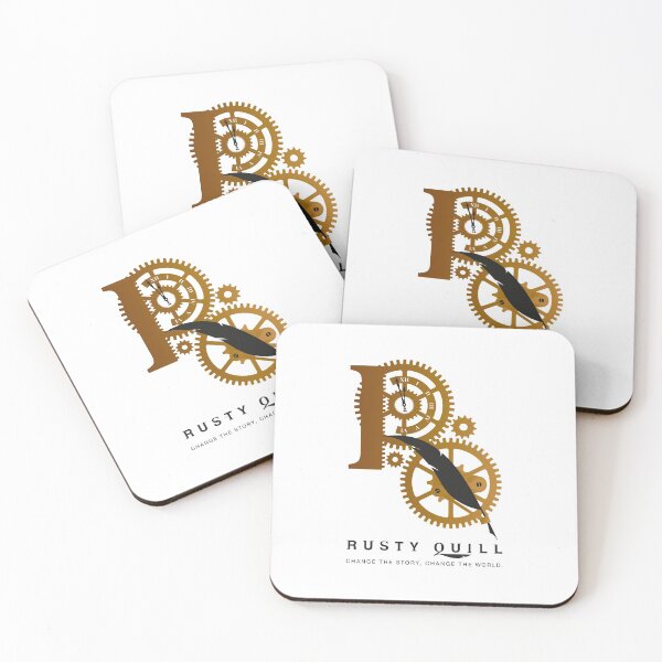 Item preview, Rusty Quill Logo/Slogan (Dark) designed and sold by RustyQuill.
