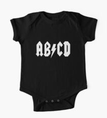 AB/CD White One Piece - Short Sleeve