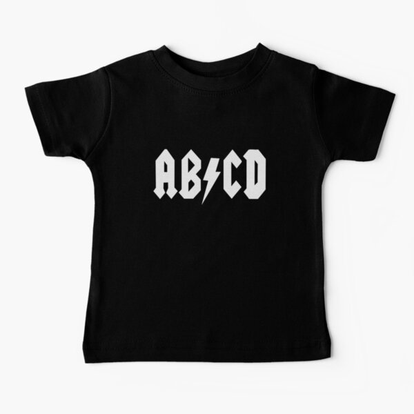 AB/CD White Baby T-Shirt