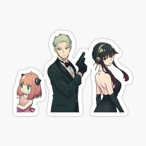 [ SALE ] ⭐⭐⭐⭐⭐ SPY X FAMILY Forger Family 02 Sticker