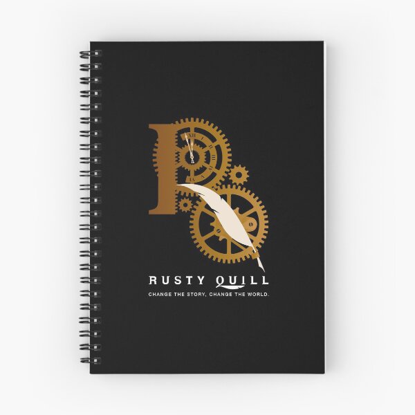 Item preview, Rusty Quill Logo/Slogan (Light) designed and sold by RustyQuill.
