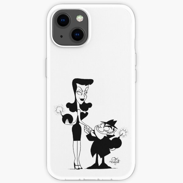 Boris and Natasha with Bombs iPhone Soft Case