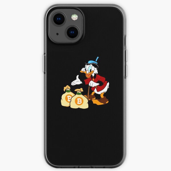 Bitcoin Hodl Scrooge McDuck Coque souple iPhone