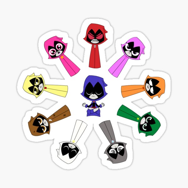 Raven's Emoticlones Sticker