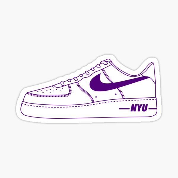 nyu shoe Sticker