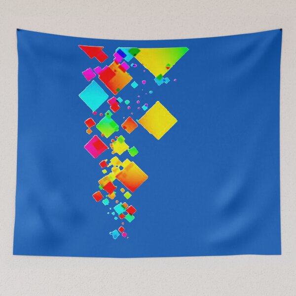 Item preview, DIGITAL TRENDS CASCADING ABSTRACT RAINBOW designed and sold by THE AMERICAN TEEVANGELIST.