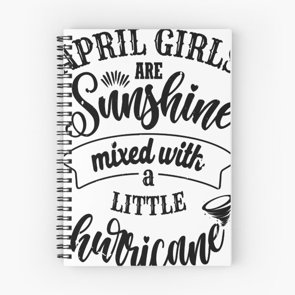 Item preview, April girls are sunshine mixed with a little hurricane Sticker designed and sold by RandolphDejesus.