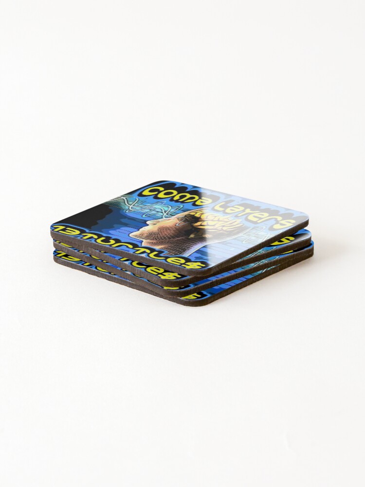 Thumbnail 4 of 5, Coasters (Set of 4), Coma Layers designed and sold by ACidysfunction.