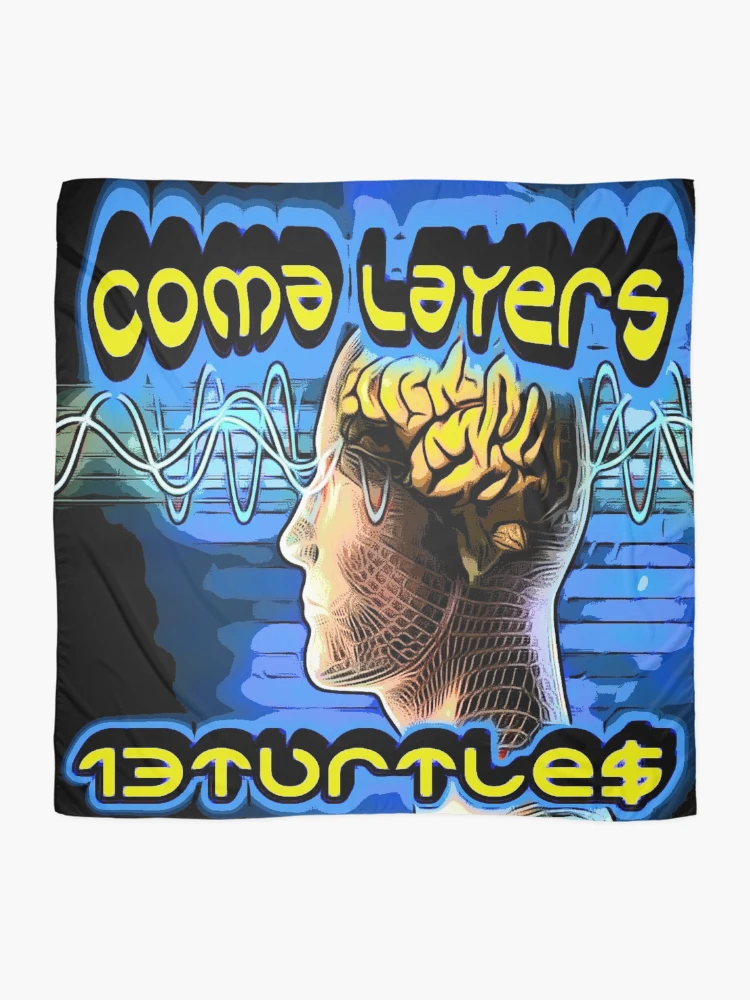 Thumbnail 2 of 3, Scarf, Coma Layers designed and sold by ACidysfunction.