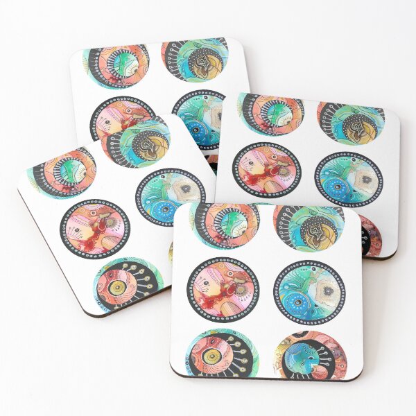 Item preview, planet collage inks designed and sold by RoundRootStudio.