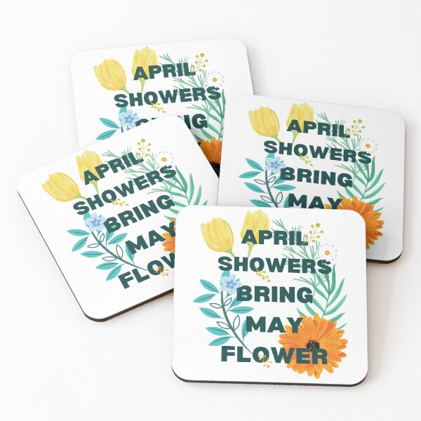 Item preview, april girls showers bring may flowers  Sticker designed and sold by RandolphDejesus.