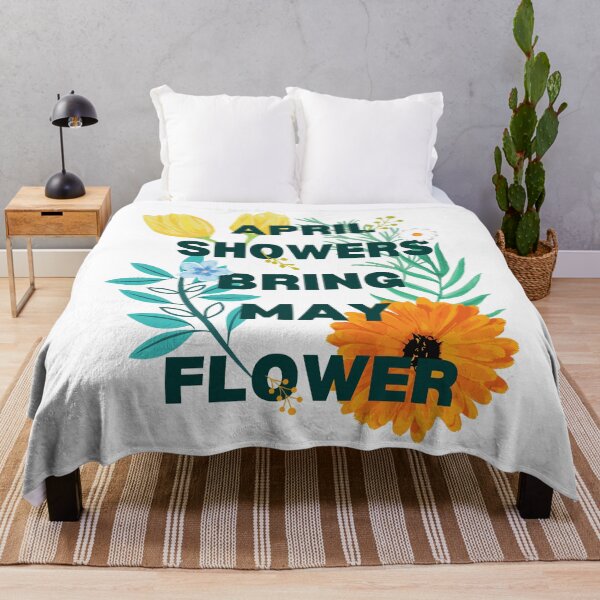 Item preview, april girls showers bring may flowers  Sticker designed and sold by RandolphDejesus.
