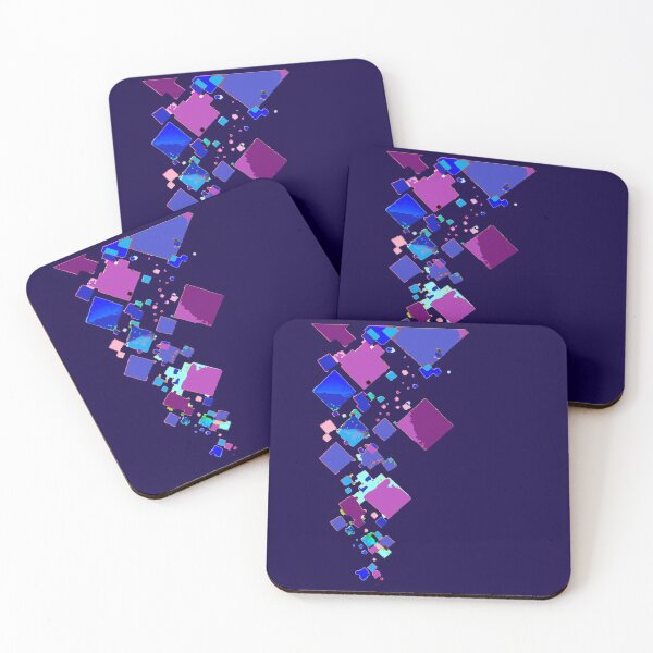 Item preview, DIGITAL TRENDS CASCADING ABSTRACT PURPLES designed and sold by THE AMERICAN TEEVANGELIST.