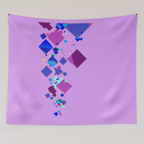 Item preview, DIGITAL TRENDS CASCADING ABSTRACT PURPLES designed and sold by THE AMERICAN TEEVANGELIST.