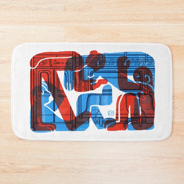 Item preview, Red & Blue Subway designed and sold by laurainmmxvi.