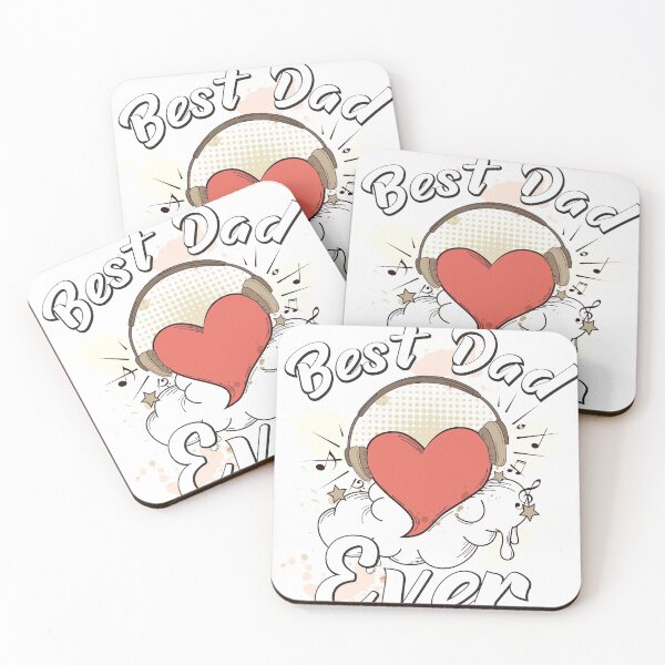 Item preview, Best Dad Ever Music Note designed and sold by ecomdesign.