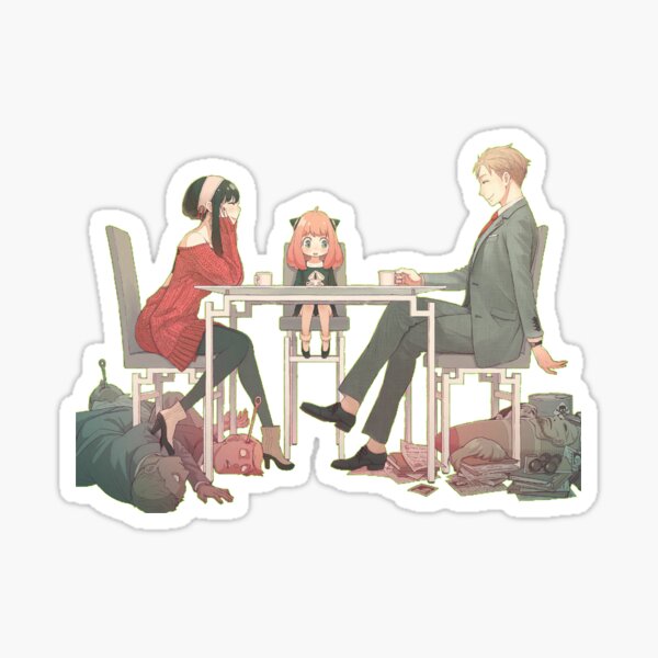 Anya Spy X Family Stickers Redbubble