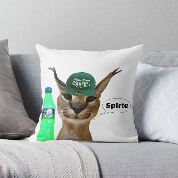 Zabloing Cat Meme - Zabloing Floppa Cat - Pillow