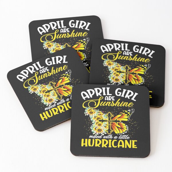 Item preview, April Girl Are Sunshine Mixed With A Little Hurricane Essential T-Shirt designed and sold by RandolphDejesus.