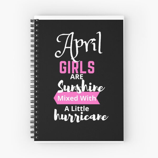 Item preview, April girl are sunshine mixed with a little hurricane Sticker designed and sold by RandolphDejesus.