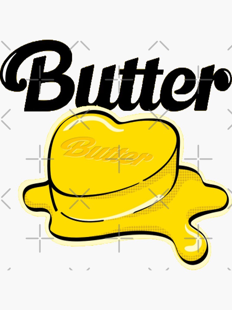 BTS Butter Stickers Kpop Sticker Pack Bangtan Stickers 