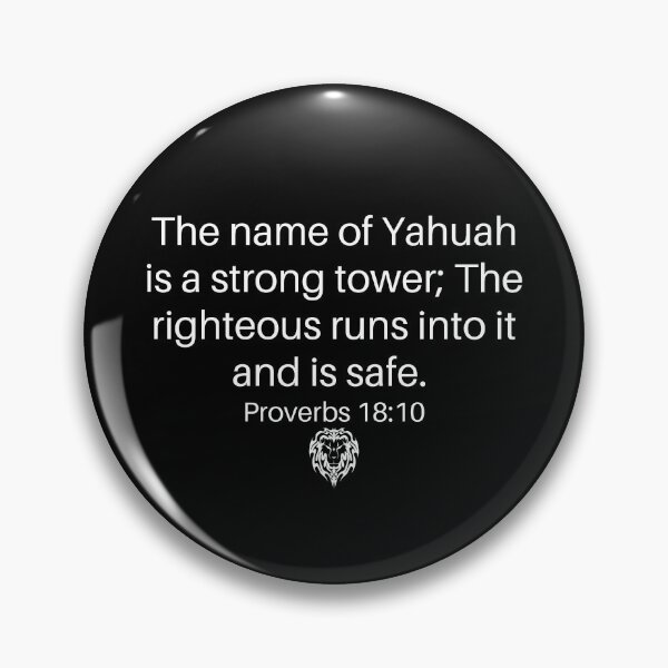 Item preview, The Name of Yahuah Is A Strong Tower designed and sold by DaughterofYah.