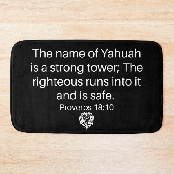 Item preview, The Name of Yahuah Is A Strong Tower designed and sold by DaughterofYah.
