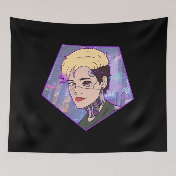 Item preview, Cyberpunk Kristen Stewart  designed and sold by tlett2341.