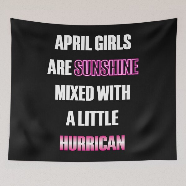 Item preview, April Girls Are SunShine Mixed With A Little Hurrican Lightweight Swea tshirt designed and sold by RandolphDejesus.