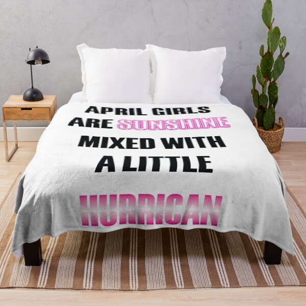 Item preview, April Girls Are SunShine Mixed With A Little Hurrican Pullover Sweatshirt designed and sold by RandolphDejesus.