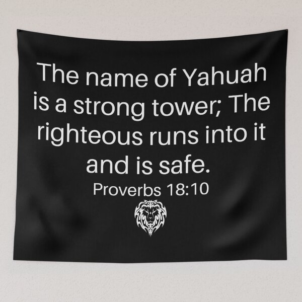 Item preview, The Name of Yahuah Is A Strong Tower designed and sold by DaughterofYah.