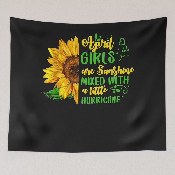 Item preview, April Girls Are Sunshine Mixed with a Little Hurricane April Classic T-Shirt designed and sold by RandolphDejesus.