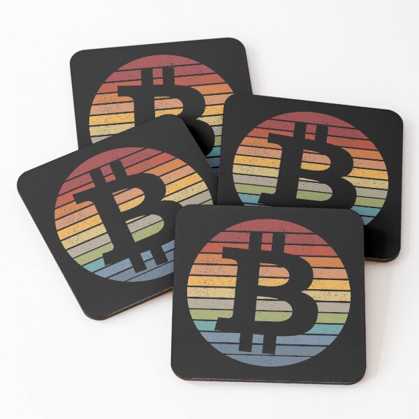 Item preview, Retro Bitcoin Cryptocurrency Distressed BTC 80s Vintage Blockchain Gift designed and sold by Style4You24.