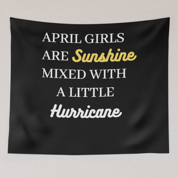 Item preview, APRIL GIRLS ARE SUNSHINE MIXED WITH A LITTLE HURRICANE Classic T-Shirt designed and sold by RandolphDejesus.