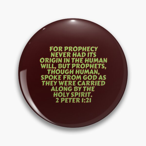 Item preview, Bible Verse 2 Peter 1:21 designed and sold by Prayingwarrior.