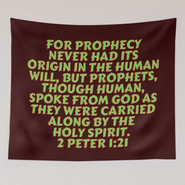 Item preview, Bible Verse 2 Peter 1:21 designed and sold by Prayingwarrior.