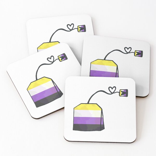 Item preview, Non-Binary Tea Bag LGBTEA+ designed and sold by EmmaculateArt.