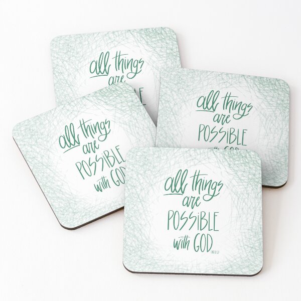 Item preview, All things are possible with God - Mark 10:27 designed and sold by cinw.