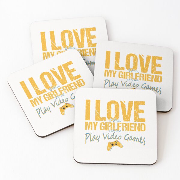 Item preview, I Love It When My Girlfriend let's Me Play Video Games designed and sold by mahjoubstr.