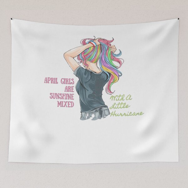 Item preview, April Girls Are Sunshine Mixed With A Little Hurricane Essential T-Shirt designed and sold by RandolphDejesus.