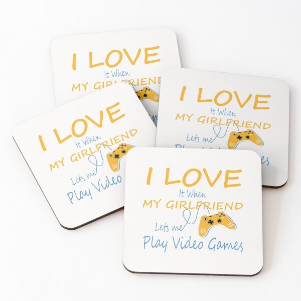 Item preview, I Love It When My Girlfriend let's Me Play Video Games designed and sold by mahjoubstr.