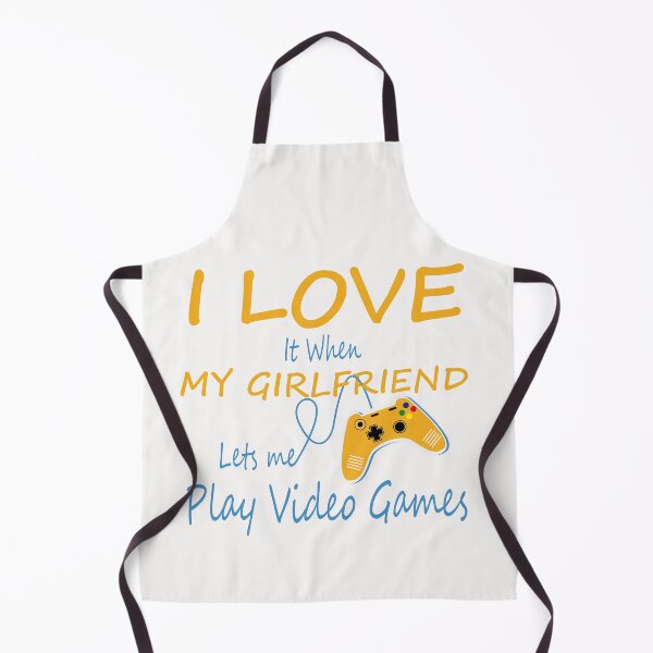 Item preview, I Love It When My Girlfriend let's Me Play Video Games designed and sold by mahjoubstr.