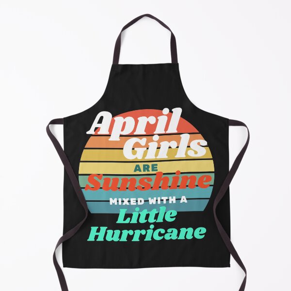 Item preview, April girls are sunshine mixed with a little hurricane Sticker designed and sold by RandolphDejesus.