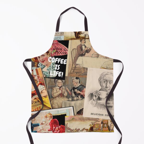 Item preview, Coffee is Life Vintage Montage #3 designed and sold by Krispsm.