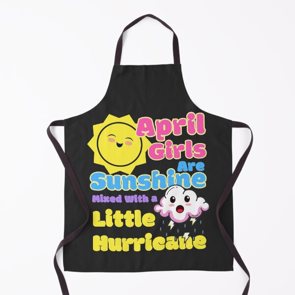 Item preview, April girls are sunshine mixed with a little hurricane Sticker,t shirt designed and sold by RandolphDejesus.