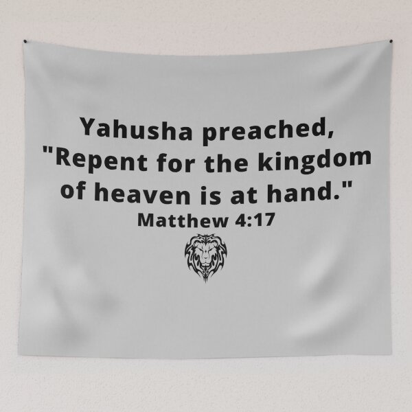 Item preview, Repent for the Kingdom of Heaven is at Hand designed and sold by DaughterofYah.