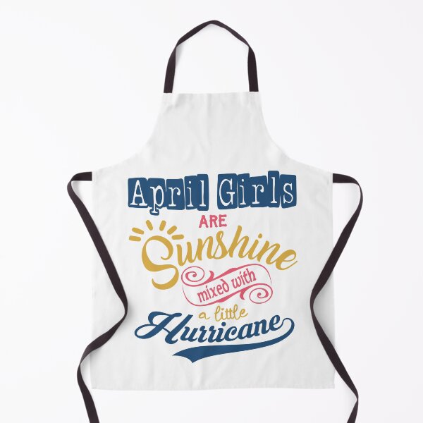 Item preview, April girls are sunshine mixed with a little hurricane Sticker designed and sold by RandolphDejesus.