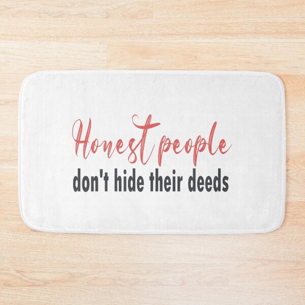 Item preview, Honesty people don't hide their deeds : motivational quotes designed and sold by Badrart.